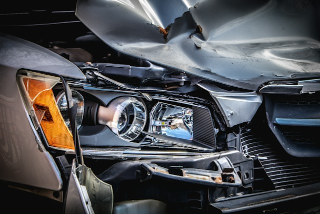 car with damage